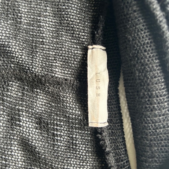 LUSH Black & Nude Dress with Metallic Polkadot Details - Picture 9 of 13